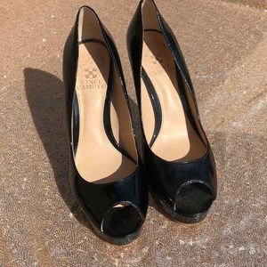 Vince Camuto peep toe pumps
